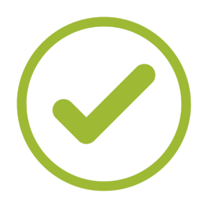 tick (1) Green tick